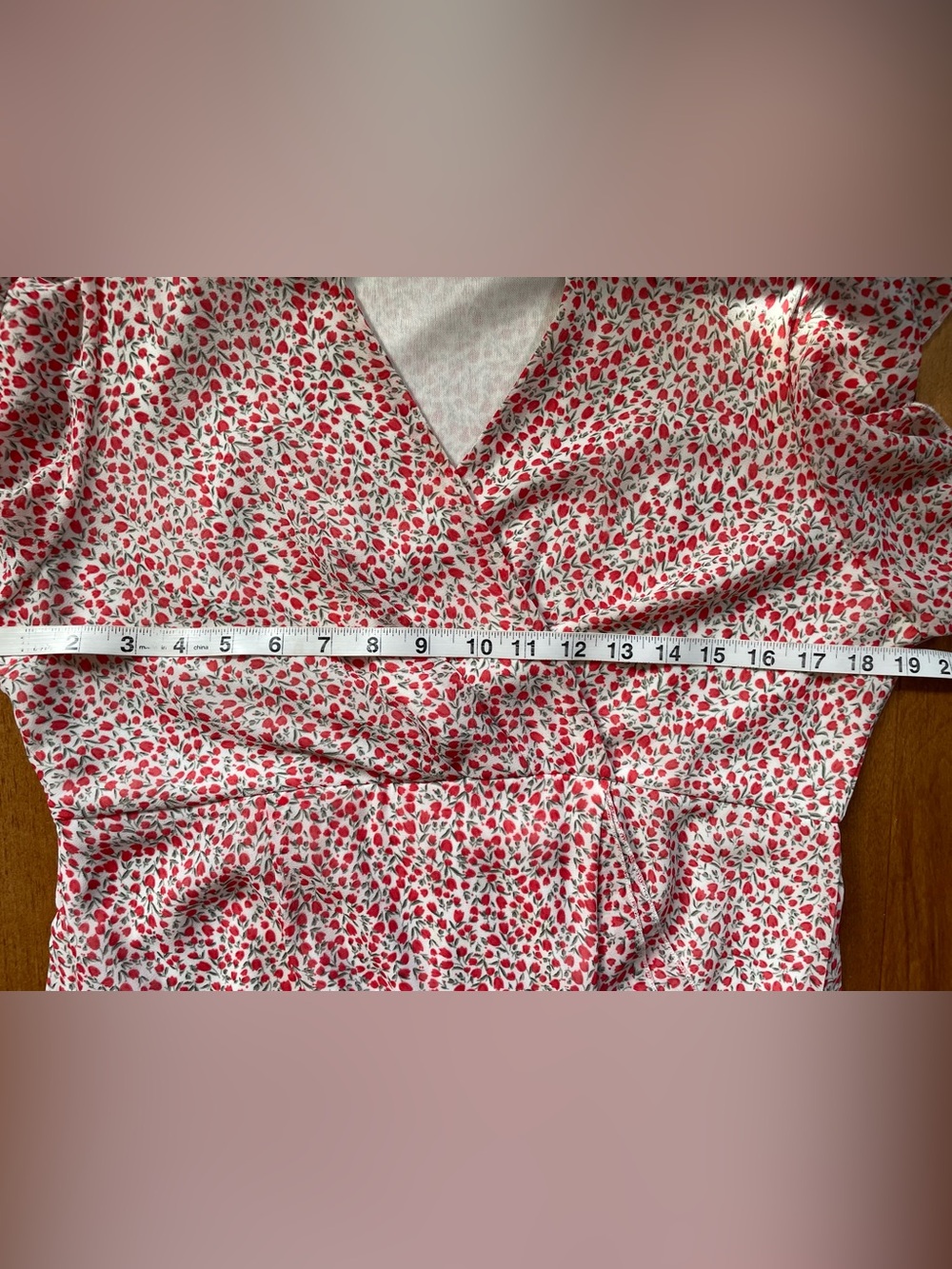 Designer Mini-Floral Ruffle Hi-Low Maxi Dress - Picture 10 of 15